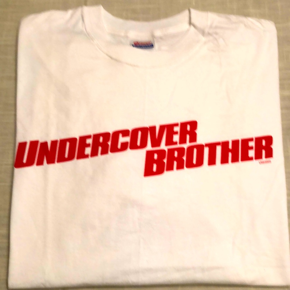 NWOT UNDERCOVER BROTHER MOVIE PROMO XL TSHIRT UNIVERSAL PICTURES 2002 -#974